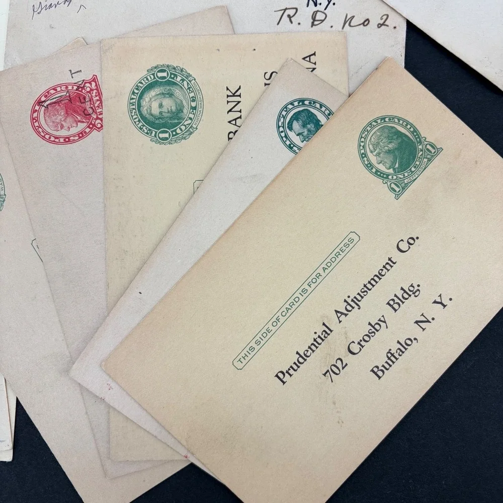 US Postal Stamp History Postmark Postcards Envelopes Antique Letters Ephemera